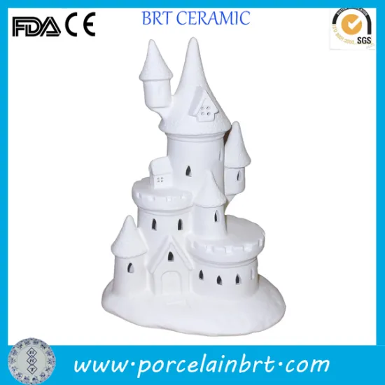 DIY Light up Castle Ceramic Bisque