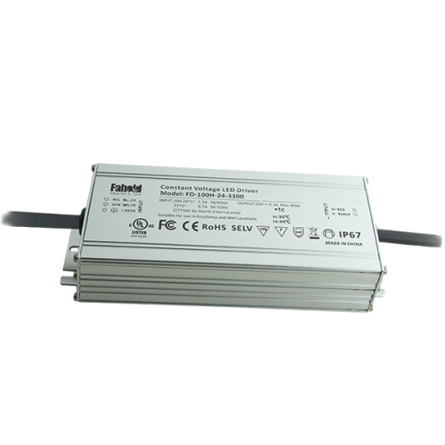 IP67 Aluminio LED Driver 100W AC-DC Led driver