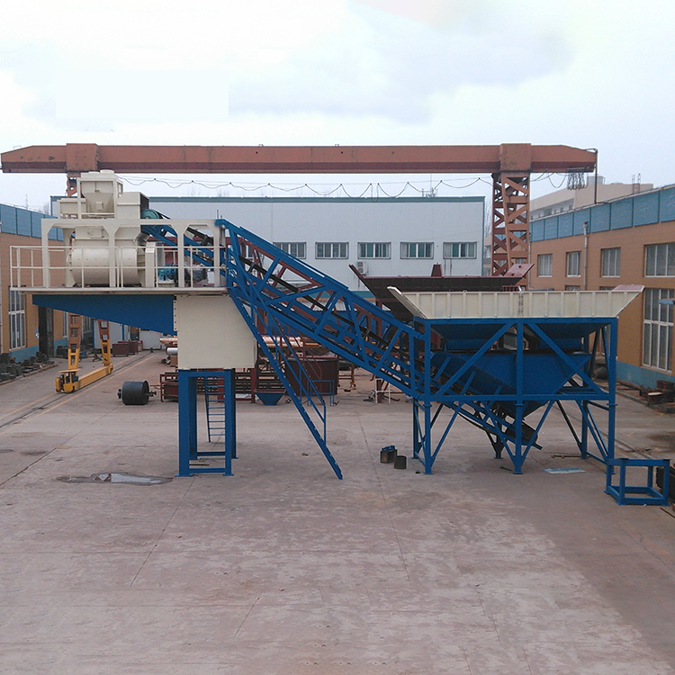 Self loading daswell statinary batching plant