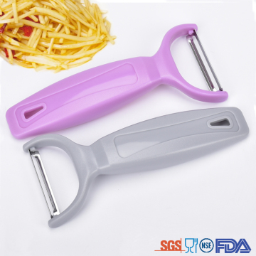 Multifunctional Plastic Handle Stainless Steel Fruit Peeler