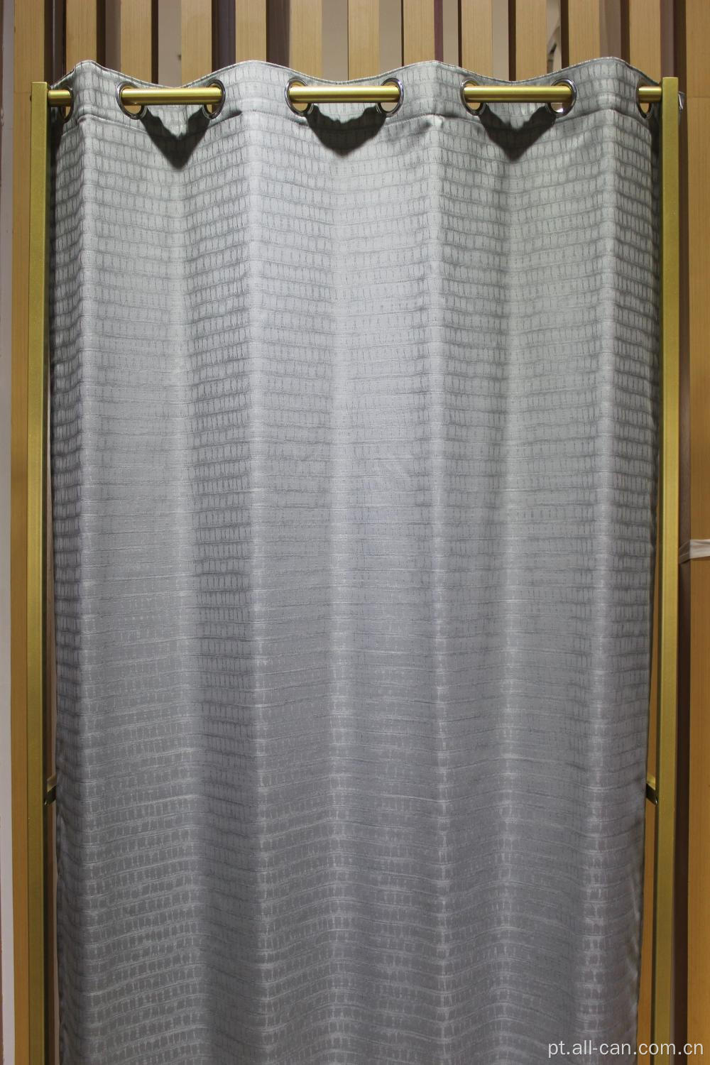 Tecido de cortina com revestimento jacquard
