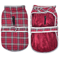 British Plaid Dog Coats for Medium Large Dogs