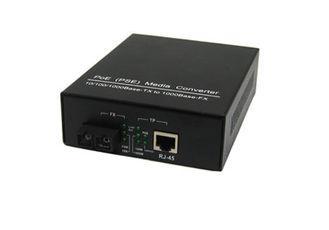 SC Single Mode 1550nm Power Over Ethernet , 802.3afPOE Swit