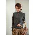 Superfine wool knit bottom sweater female western style