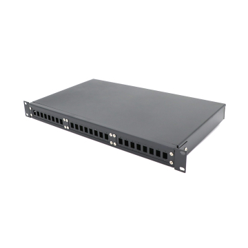 24 Cores 1U Fixed Fiber Optic Patch Panel