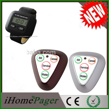 Customized Logo Wireless four keys button emergency calling system