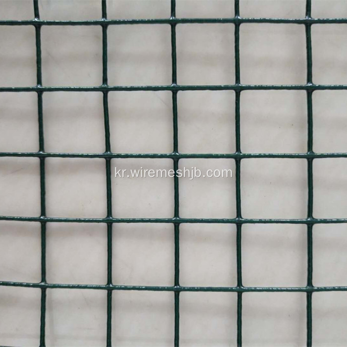 짙은 녹색 PVC 코팅 용접 와이어 메쉬