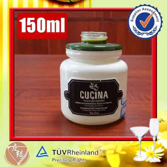 Hand sanitizer packaging 150ml unique shaped glass bottles