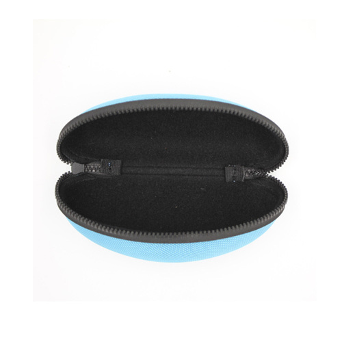 High end hard storage nylon eyeglass sunglass case with zipper
