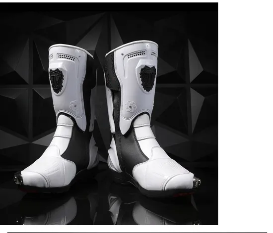Top Selling Comfortable Custom Made Motorbike Shoes and Boots in Genuine Leather for Sale