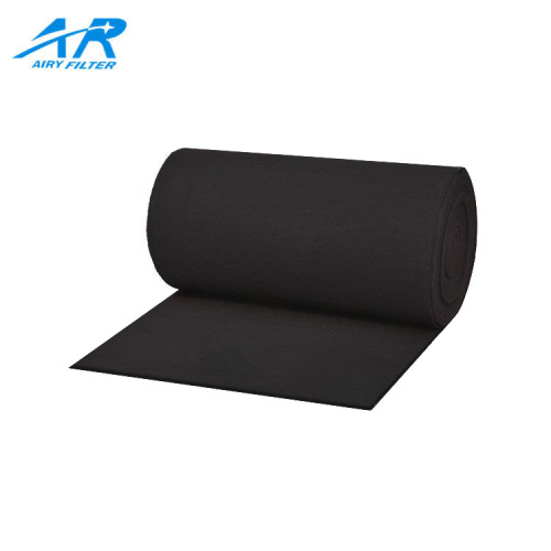 Odor removing activated carbon air filter bag