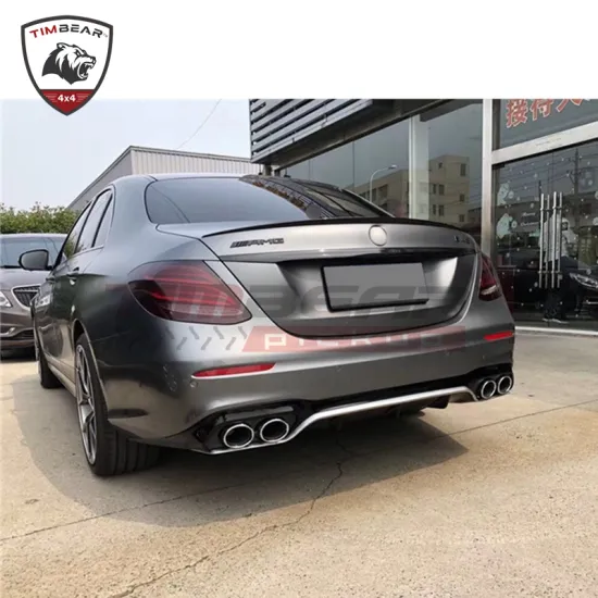 E53 Style Body Kits with Rear Diffuser and Exhaust Pipe for Mercedes Benz E-Class E200 E260 W238