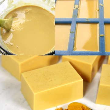 Organic Exfoliating Glowing Turmeric Handmade Soap