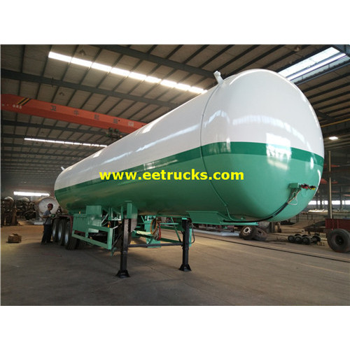 56cbm 24ton LPG Vận chuyển Tanker Trailers