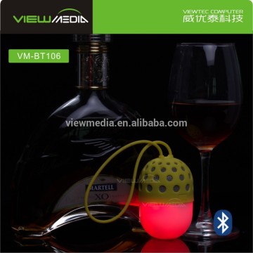 Hot selling small gift Bluetooth firefly speaker with led light VM-BT106