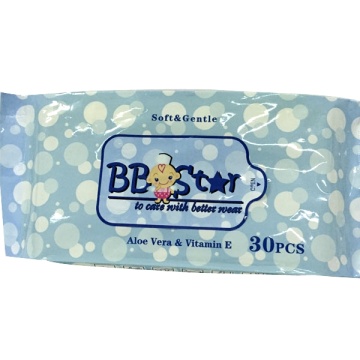Cleansing Organic Soft Baby Wipes With Aloe Vera