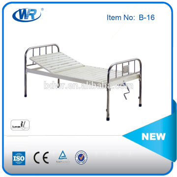 Semi-fowler portable hospital bed