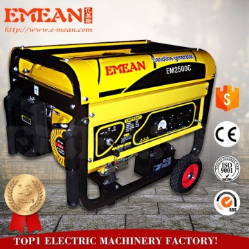 New designed (EM2500C)2kw gasoline generator, All types of electric power generator