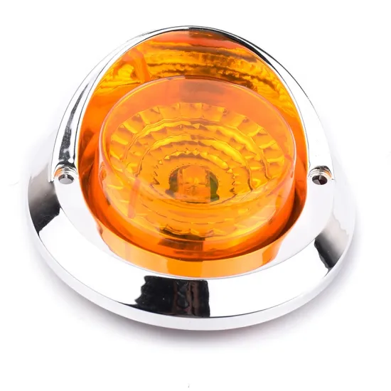 4 Inch LED Tail Light - 12V/24V Compatible Stop/Turn Signal Rear Light for Trucks and Trailers