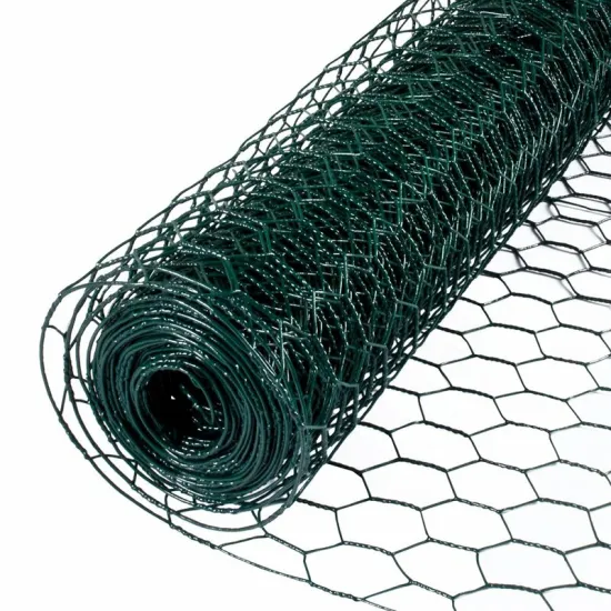 Free Sample PVC Coated Hexagonal Galvanized Chicken Coop Netting Mesh
