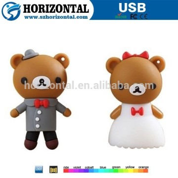 Hot selling products wholesale bulk bride and groom usb flash drive