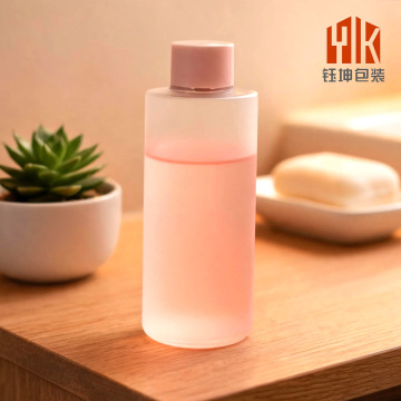 Frosted PET Custom Cosmetic Bottles For Daily Skincare Storage