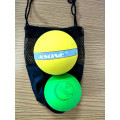 double lacrosse spiky massage ball for feet