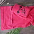 Custom Cotton Gym Towel With Zipper Pocket