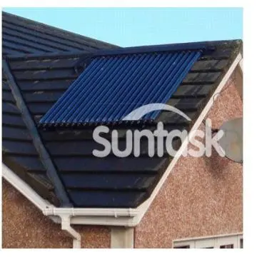 split pressure solar heating collectors