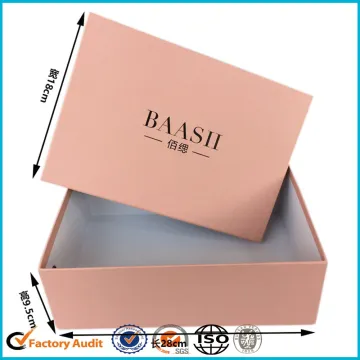 Two-piece Pink Shoe Box Standard Size