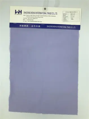 Wholesale Woven Polyester and Modal Plain Purple Fabrics