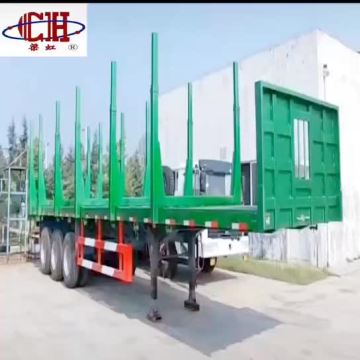 3 Axles Log wood Semi-trailer