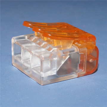 GC221-3 Push-in Wiring Connector - 3 Poles Quick Installation Electrical Wire Connectors Type 222-413