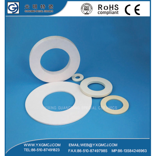 Electrical 95-99.7% Al2O3 Alumina Ceramic Plate Ring