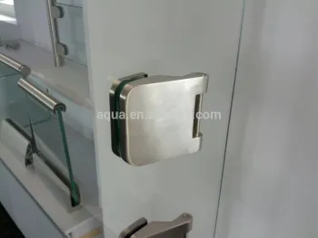 Stainless steel glass clip or glass door hinge