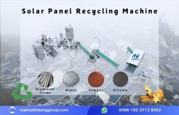 Automated High-Efficiency PV Recycling System for Solar Panel Waste Processing with 98% Material Recovery