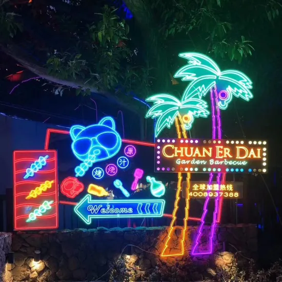 LED BUSINESS NEON LIGHT OUTDOOR