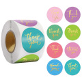 Vinyl Thank You Sticker Label Roll