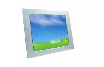 Industrial equipment 17" industrial monitor white color brightness 300nit with IR touch support SXGA
