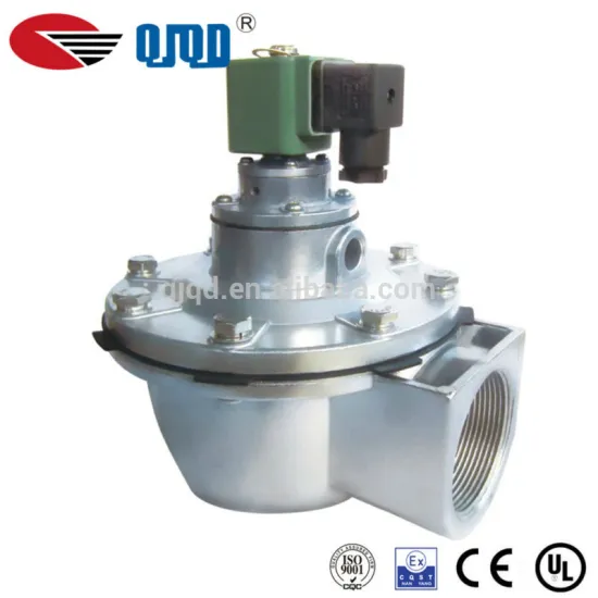 DN 62 Right Angle Pulse Solenoid Valve With Aluminium Alloy Body Double Diaphragm