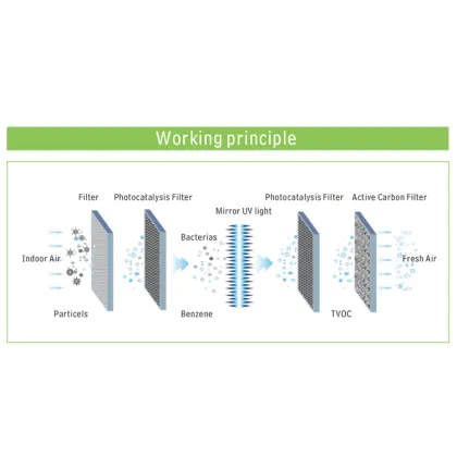 CE certificate Air Purifier home Use Remove Bad Smell