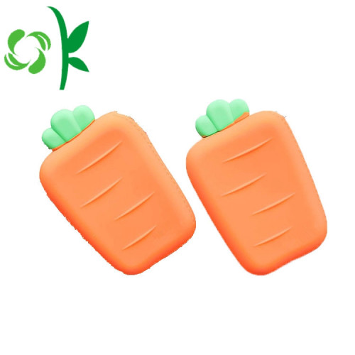 Nieuwste Cute Carrot SIlicone Wallet Facy Portemonnee