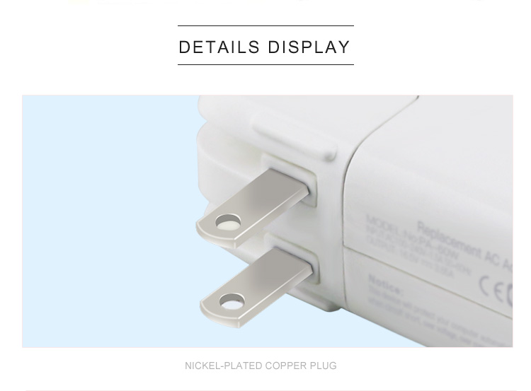 18.5v 4.6a plug in charger for iphone computer