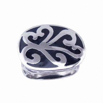 2014 New Fashion Resin Rings, Made of Brass and Resin