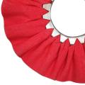 Red oblique cutting polishing cloth wheel