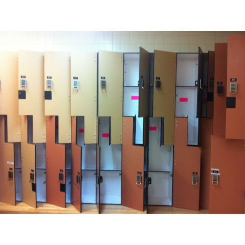 Pad lock safe gym storage locker