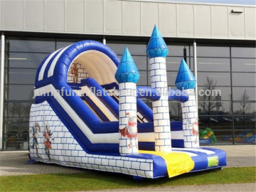 Magical castle theme Inflatable Slide is Dry Slide for kids play small Inflatable slide toys