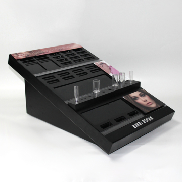 Apex large black cosmetic rack display acrylic