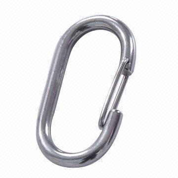 Stainless steel simple snap hook, measures 4 to 10mm