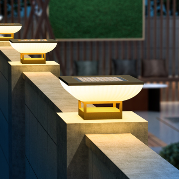 IP65 Rated Outdoor Waterproof Solar Wall Lamp LED Light for Gardens and Villas